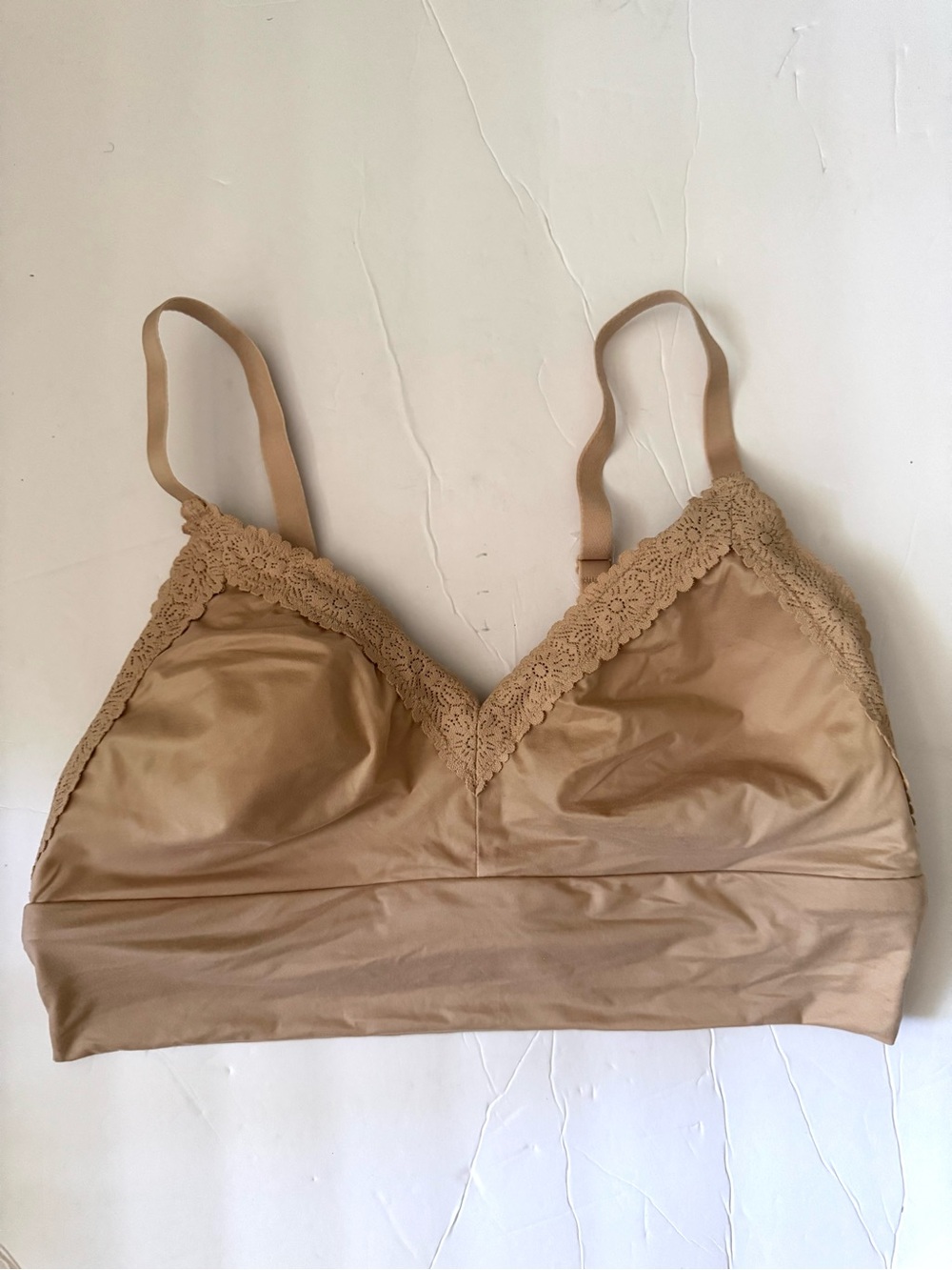 Aerie Sunnie Blossom Lace Padded Triangle Bralette Extra Support Size L (D) - Picture 6 of 13